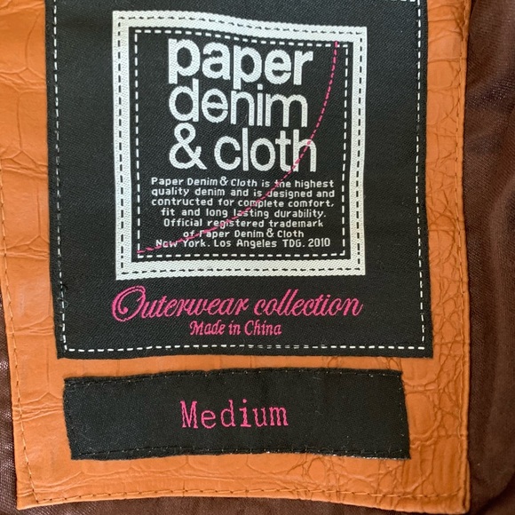 Paper DENIM & CLOTH PLAID JACKET WOMENS SIZE M NWT😍 - Picture 10 of 13